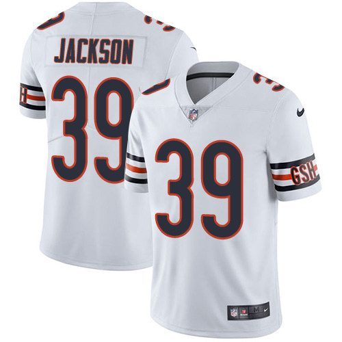 Nike Men & Women & Youth Bears 39 Eddie Jackson White NFL Vapor Untouchable Limited Jersey,We sell and wholesale Nike Men & Women & Youth Bears 39 Eddie Jackson White NFL Vapor Untouchable Limited Jersey on line form chian!